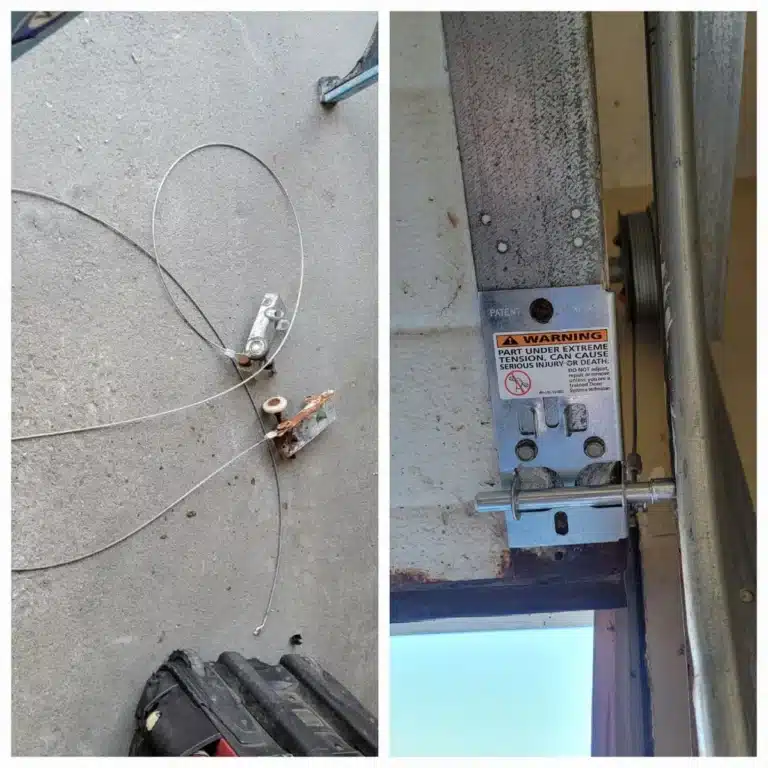 Garage door cables replacement in Calgary and Area